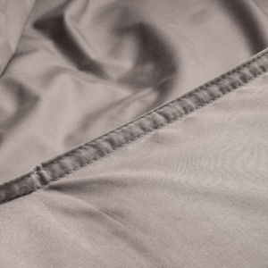 Egyptisch Katoen Uni Dekbedovertrek Taupe 200 x 200/260