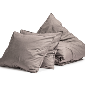 Egyptisch Katoen Uni Dekbedovertrek Taupe 240 x 200/260