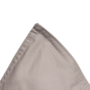 Egyptisch Katoen Uni Dekbedovertrek Taupe 240 x 200/260