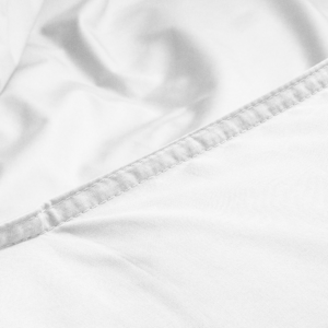 Egyptisch Katoen Uni Dekbedovertrek Wit 140 x 200/260