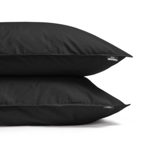 Egyptisch Katoen Uni Dekbedovertrek Zwart 140 x 200/260