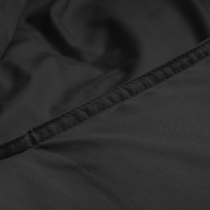 Egyptisch Katoen Uni Dekbedovertrek Zwart 200 x 200/260