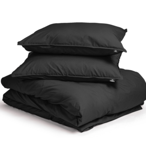 Egyptisch Katoen Uni Dekbedovertrek Zwart 240 x 200/260