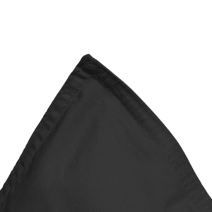 Egyptisch Katoen Uni Dekbedovertrek Zwart 240 x 200/260