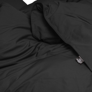 Egyptisch Katoen Uni Dekbedovertrek Zwart 240 x 200/260