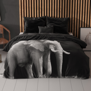 Elephant Zwart 200 x 200/220