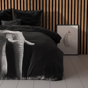 Elephant Zwart 200 x 200/220