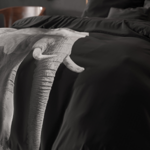 Elephant Zwart 200 x 200/220