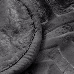 Embossed Zeta Deken Antraciet 200 x 240