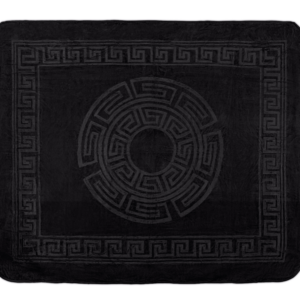 Embossed Zeta Deken Zwart 200 x 240