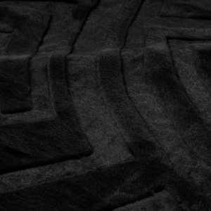 Embossed Zeta Deken Zwart 200 x 240