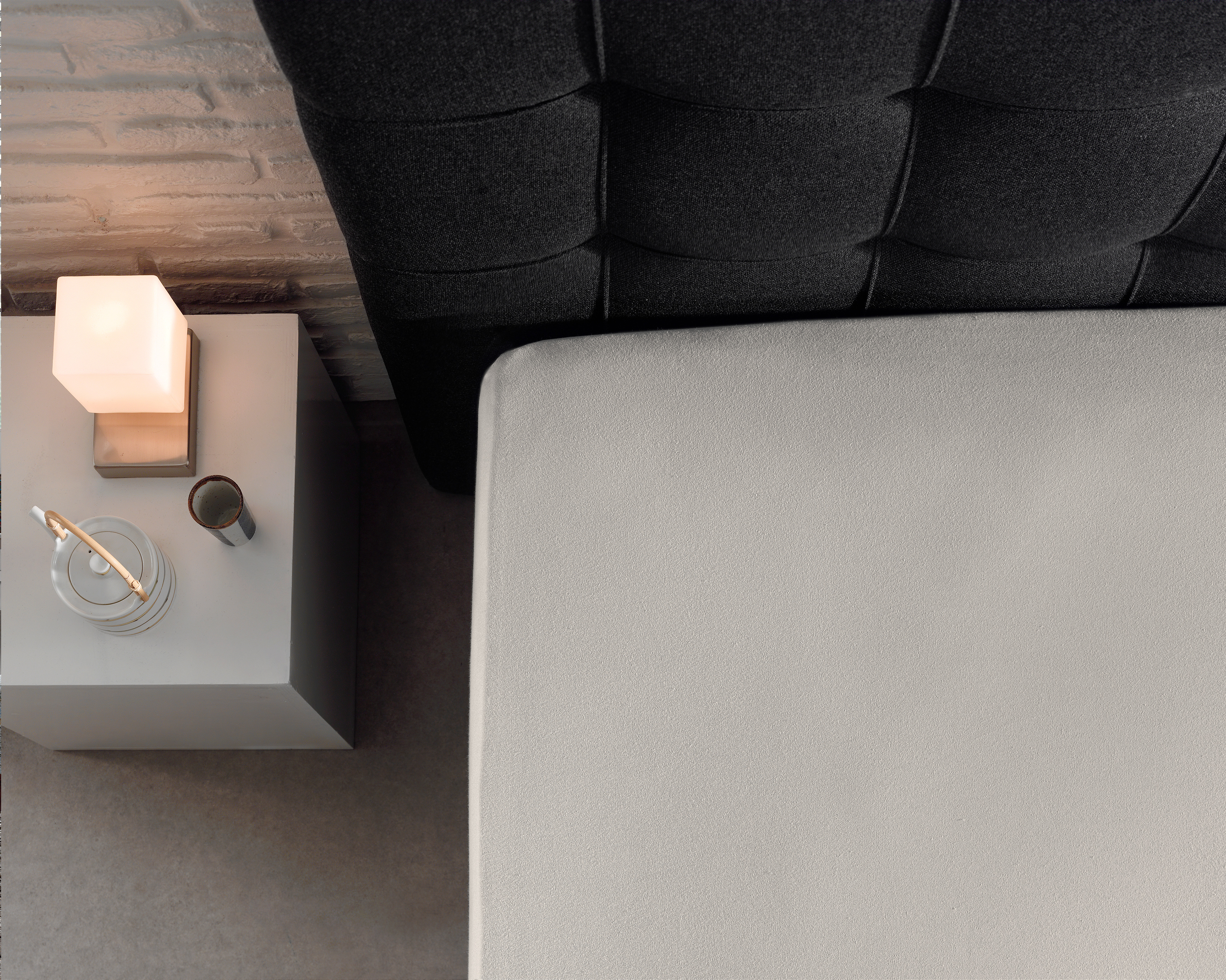 Enkel Jersey 135 gr. Hoeslaken Creme 80/100 x 200