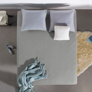 Enkel Jersey 135 gr. Hoeslaken Grijs 190/200 x 200/220