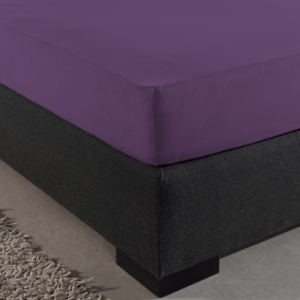 Enkel Jersey 135 gr. Hoeslaken Paars 160/180 x 200