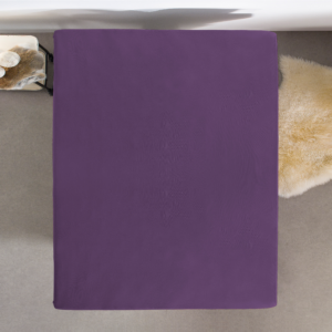 Enkel Jersey 135 gr. Hoeslaken Paars 80/100 x 200