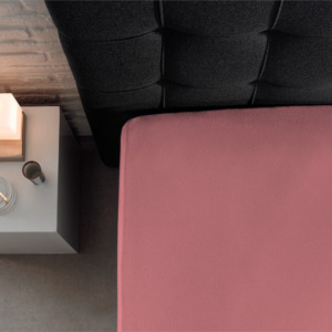 Enkel Jersey 135 gr. Hoeslaken Roze 80/100 x 200