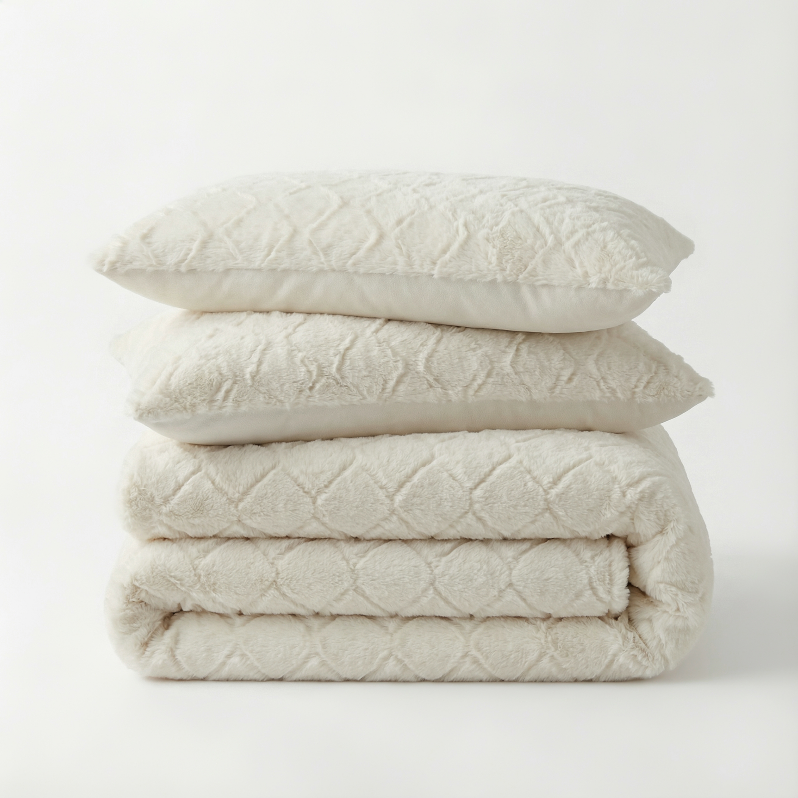 Faux Fur Syon Crème 240 x 200/220