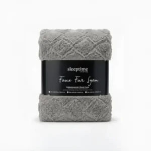 Faux Fur Syon Grijs 200 x 200/220