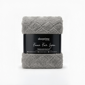 Alternative view of Faux Fur Syon Grijs 200 x 200/220