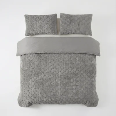 Faux Fur Syon Grijs 200 x 200/220