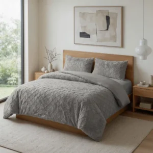 Faux Fur Syon Grijs 200 x 200/220