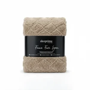 Faux Fur Syon Taupe 140 x 200/220