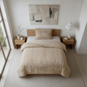 Faux Fur Syon Taupe 140 x 200/220