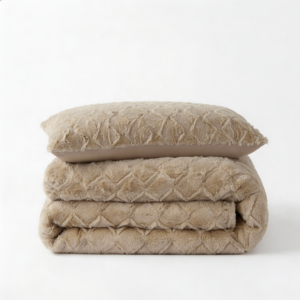 Faux Fur Syon Taupe 140 x 200/220