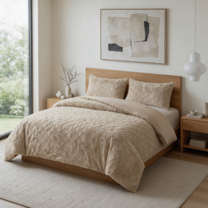 Faux Fur Syon Taupe 200 x 200/220