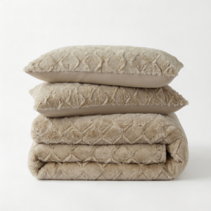 Faux Fur Syon Taupe 240 x 200/220
