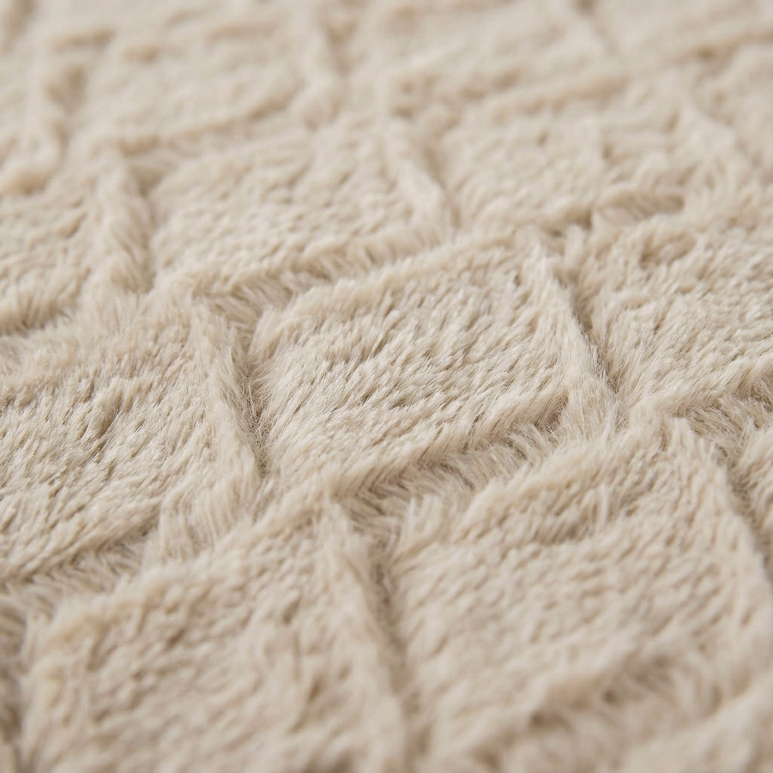 Faux Fur Syon Taupe 240 x 200/220