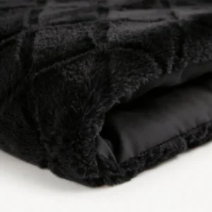 Faux Fur Syon Zwart 200 x 200/220