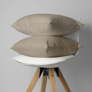 Flanel 2 in 1 Kussenslopen Taupe