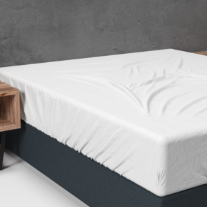 Flanel Basic Hoeslaken Wit 140 x 200