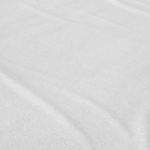 Flanel Basic Hoeslaken Wit 140 x 200