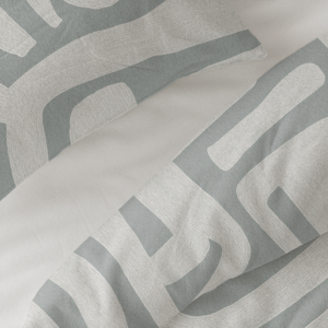 Flanel Danis Groen/Grijs 140 x 200/220