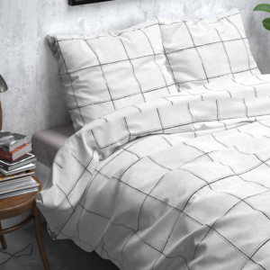 Flanel Deep Check Wit 240 x 200/220