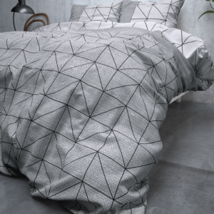 Flanel Gino Grijs 200 x 200/220