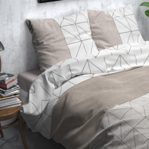 Flanel Gino Taupe 200 x 200/220