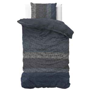 Flanel Gradient Knits Blauw 140 x 220