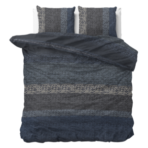 Flanel Gradient Knits Blauw 200 x 220