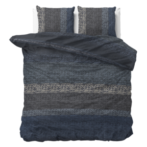Flanel Gradient Knits Blauw 240 x 220