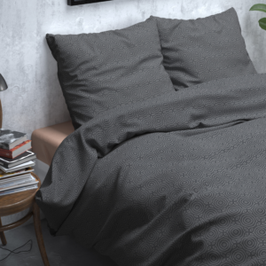 Flanel Jason Antraciet 200 x 200/220