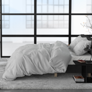 Flanel Jason Grijs 200 x 200/220