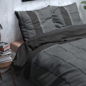 Flanel Kees Antraciet 140 x 200/220