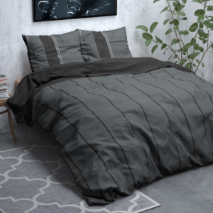 Flanel  Kees Antraciet 200 x 200/220