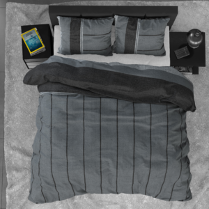 Flanel Kees Antraciet 240 x 200/220