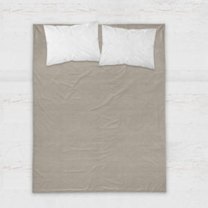 Flanel Premium Laken Taupe 200 x 250