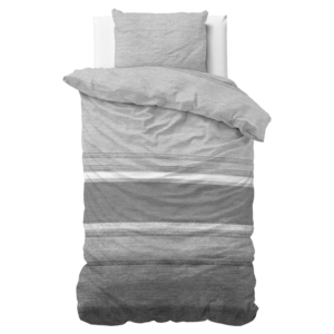 Flanel Stone Stripe Grijs 140 x 200/220