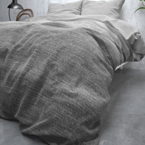 Flanel Stone Stripe Grijs 240 x 200/220